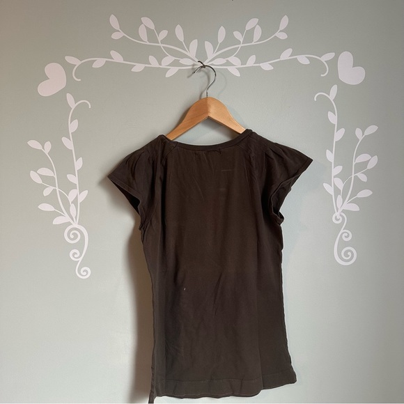 Forest Green Zara Another Breakfast With You Blouse in size US M - Picture 6 of 6